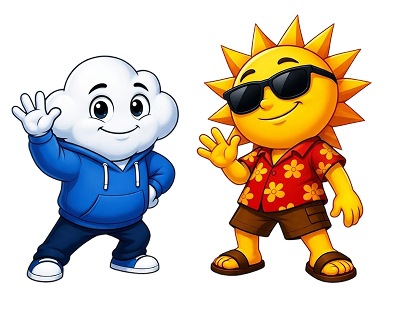 Influencer Hawa mascots